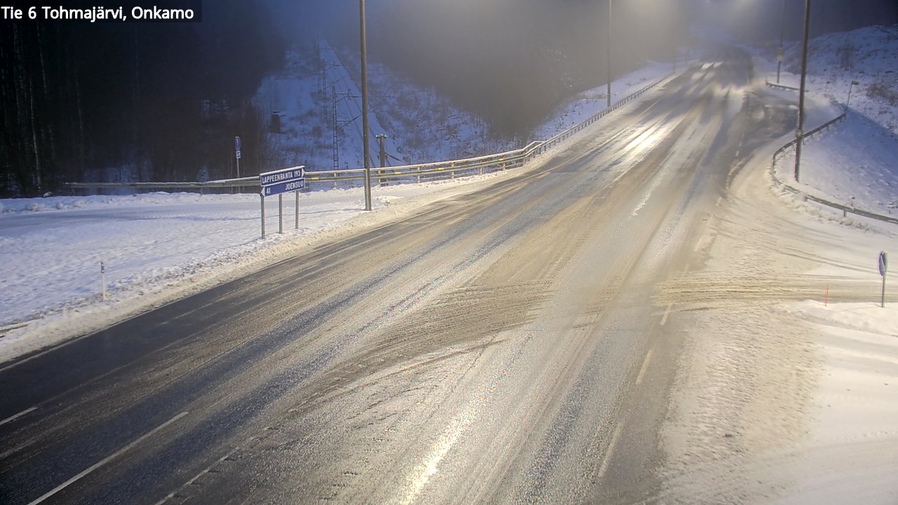 Weather Camera Image Road 6 Tohmajärvi, Onkamo, Tohmajärvi, Pohjois-Karjala