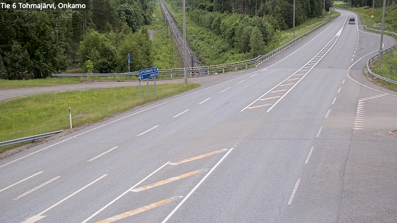 Kelikamerat Kuva Tie 6 Tohmajärvi, Onkamo, Tohmajärvi, Pohjois-Karjala