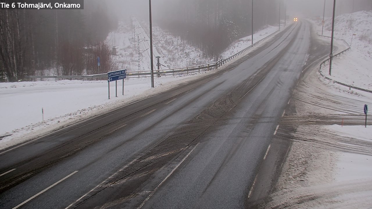 Weather Camera Image Road 6 Tohmajärvi, Onkamo, Tohmajärvi, Pohjois-Karjala