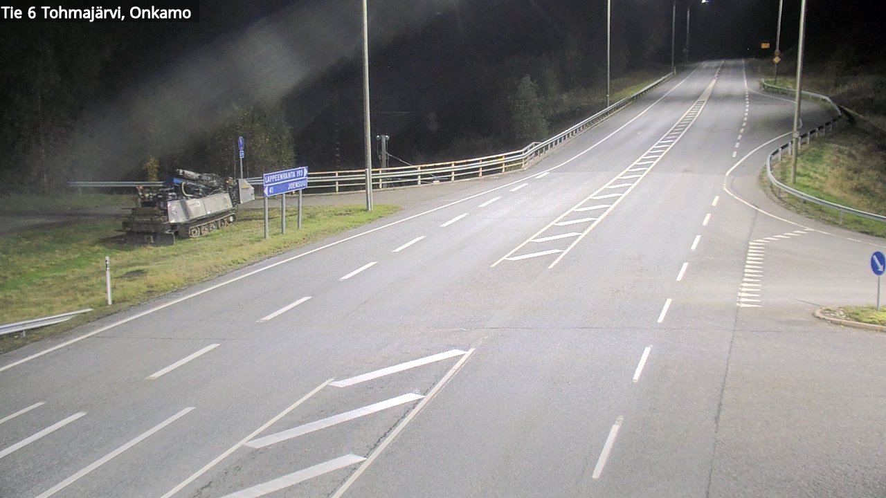 Weather Camera Image Road 6 Tohmajärvi, Onkamo, Tohmajärvi, Pohjois-Karjala