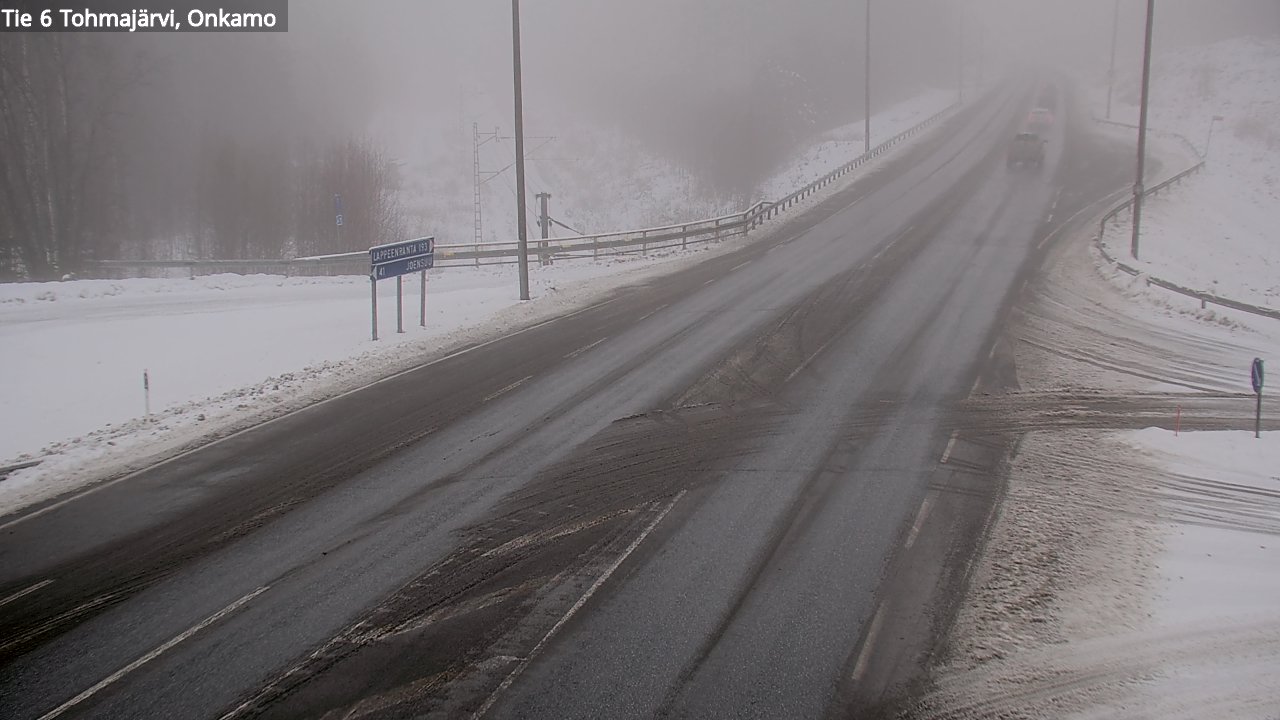 Weather Camera Image Road 6 Tohmajärvi, Onkamo, Tohmajärvi, Pohjois-Karjala