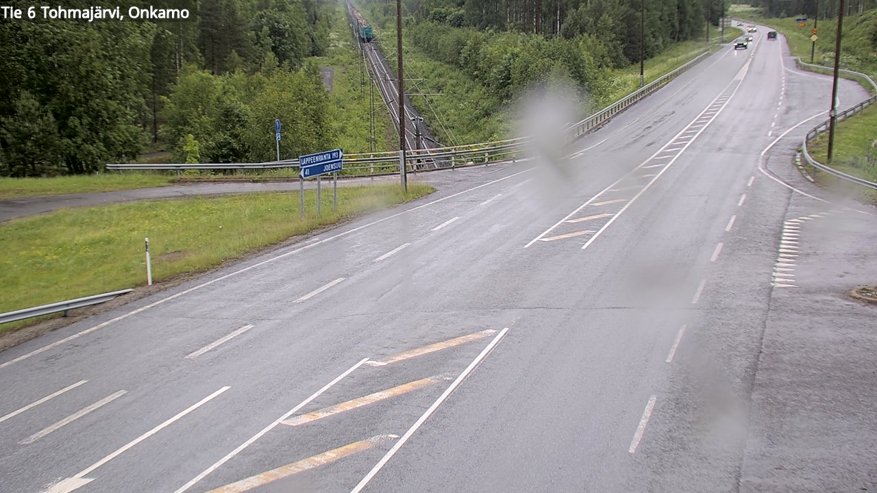 Weather Camera Image Road 6 Tohmajärvi, Onkamo, Tohmajärvi, Pohjois-Karjala