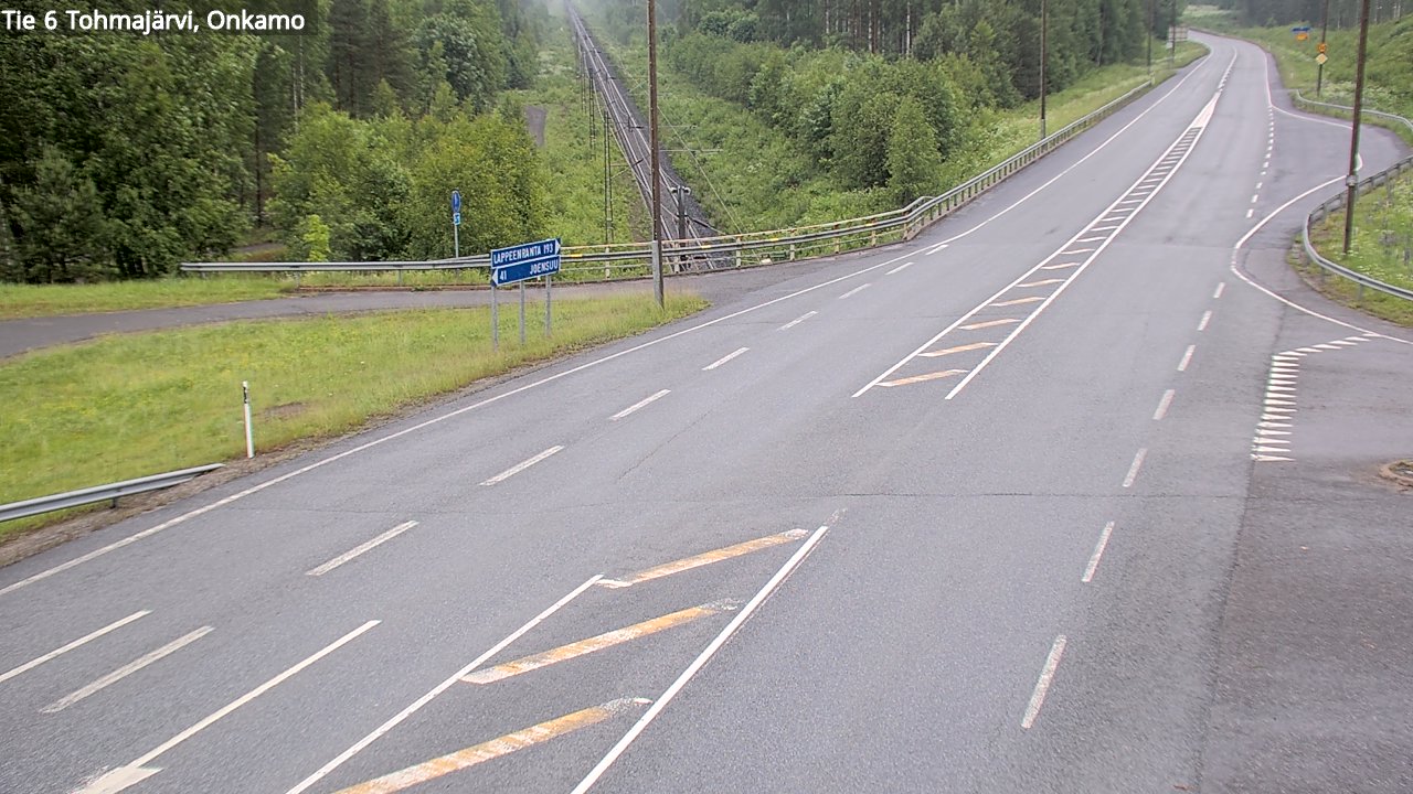 Kelikamerat Kuva Tie 6 Tohmajärvi, Onkamo, Tohmajärvi, Pohjois-Karjala