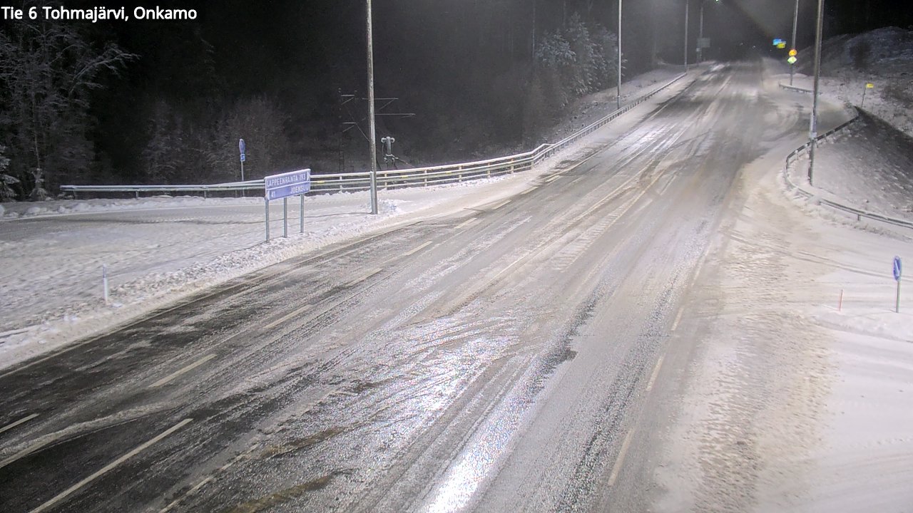 Weather Camera Image Road 6 Tohmajärvi, Onkamo, Tohmajärvi, Pohjois-Karjala