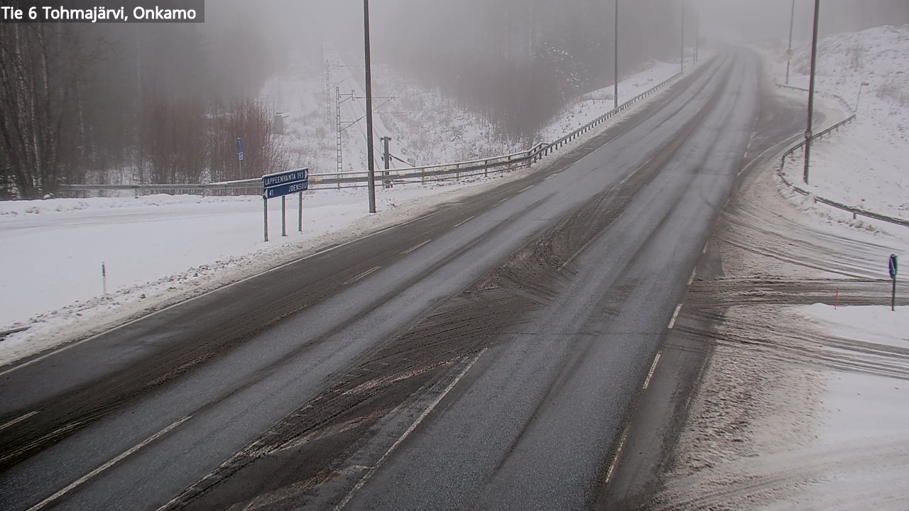 Weather Camera Image Road 6 Tohmajärvi, Onkamo, Tohmajärvi, Pohjois-Karjala