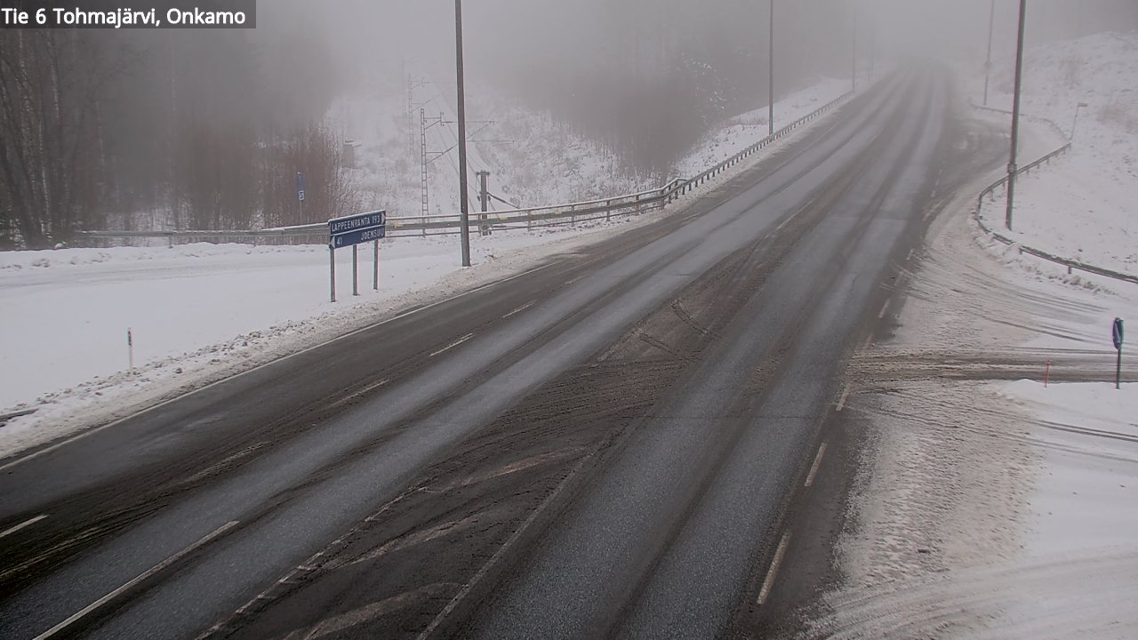 Weather Camera Image Road 6 Tohmajärvi, Onkamo, Tohmajärvi, Pohjois-Karjala