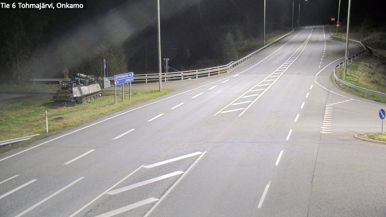 Weather Camera Image Road 6 Tohmajärvi, Onkamo, Tohmajärvi, Pohjois-Karjala