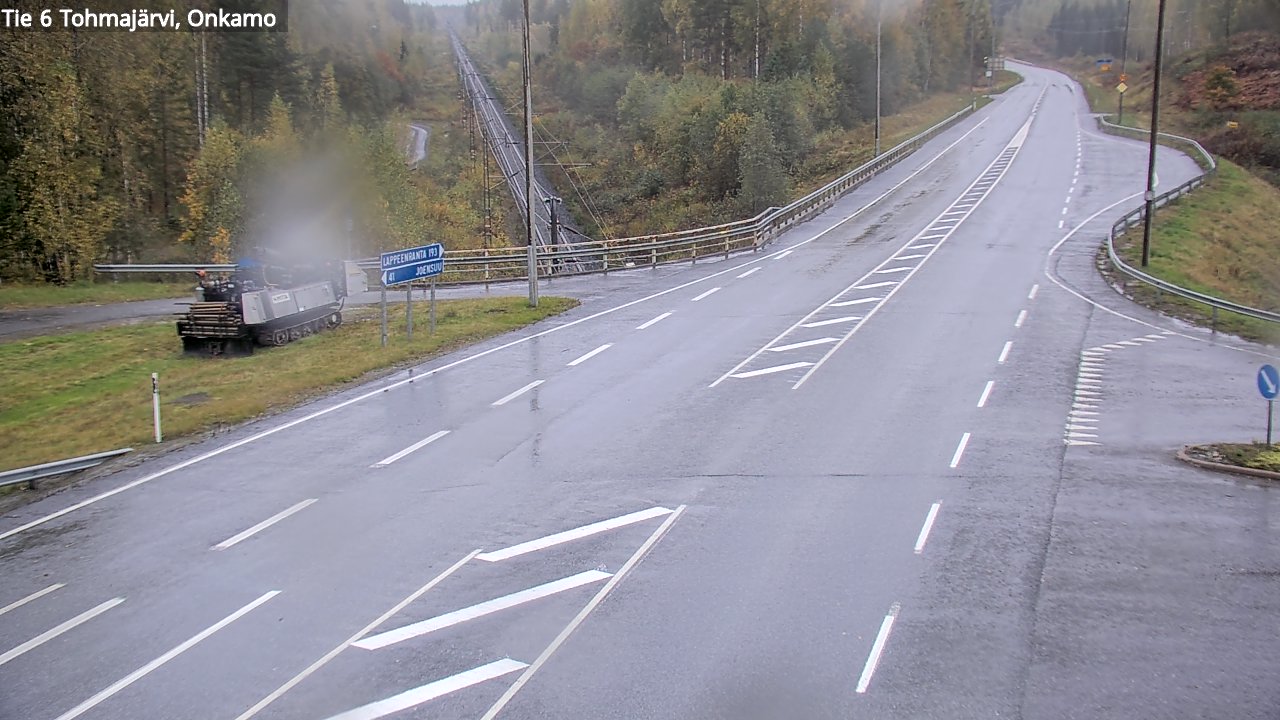 Weather Camera Image Road 6 Tohmajärvi, Onkamo, Tohmajärvi, Pohjois-Karjala