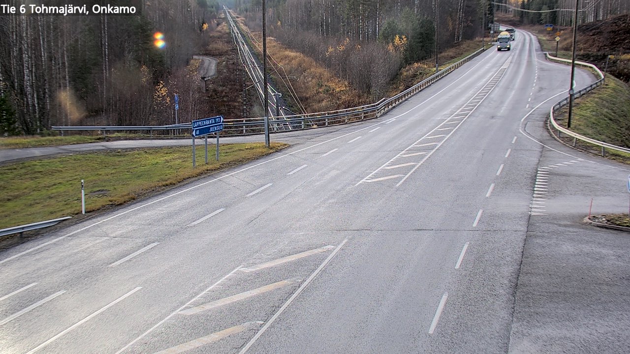 Kelikamerat Kuva Tie 6 Tohmajärvi, Onkamo, Tohmajärvi, Pohjois-Karjala