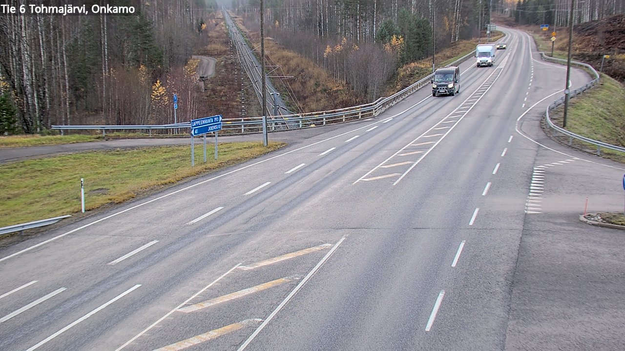 Kelikamerat Kuva Tie 6 Tohmajärvi, Onkamo, Tohmajärvi, Pohjois-Karjala