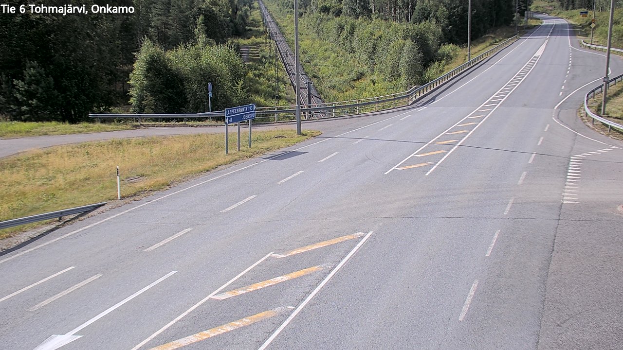Weather Camera Image Road 6 Tohmajärvi, Onkamo, Tohmajärvi, Pohjois-Karjala