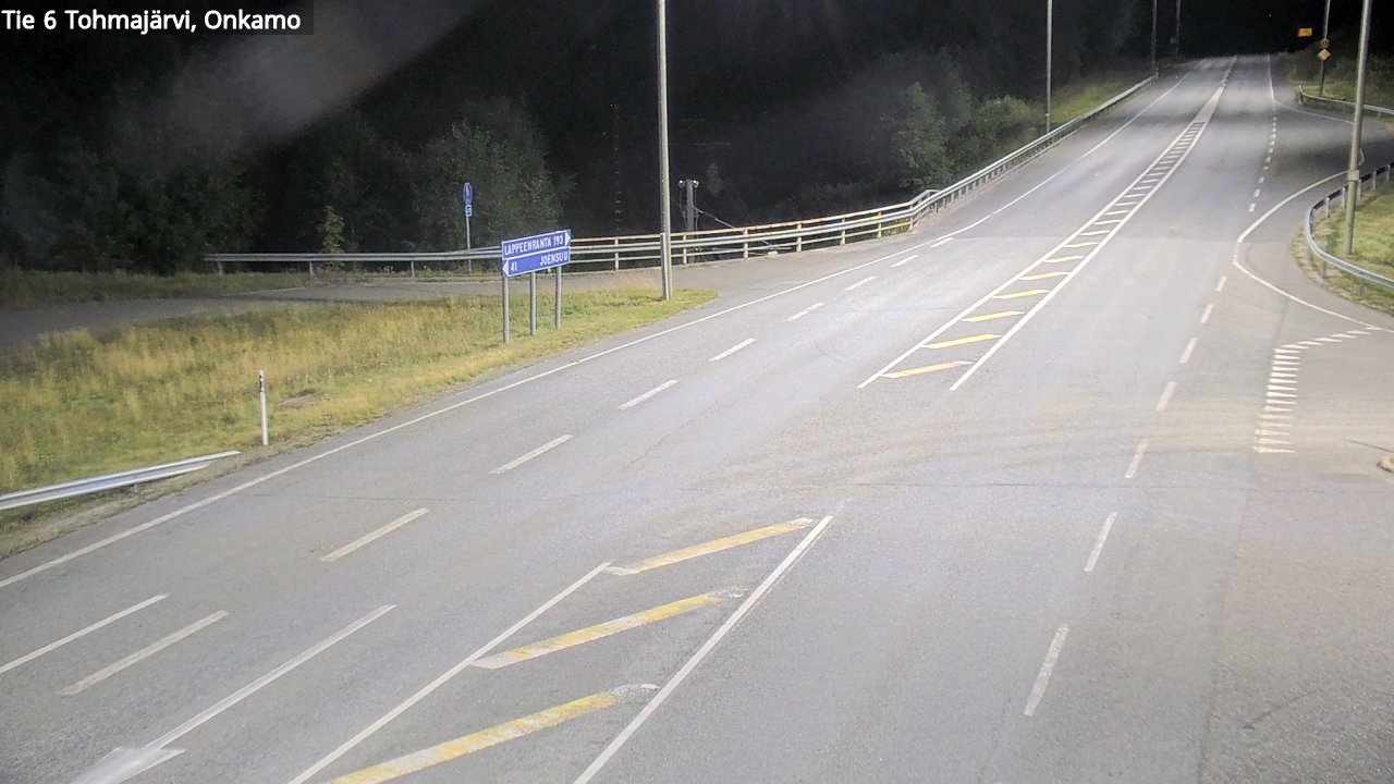 Weather Camera Image Väg 6 Tohmajärvi, Onkamo, Tohmajärvi, Pohjois-Karjala