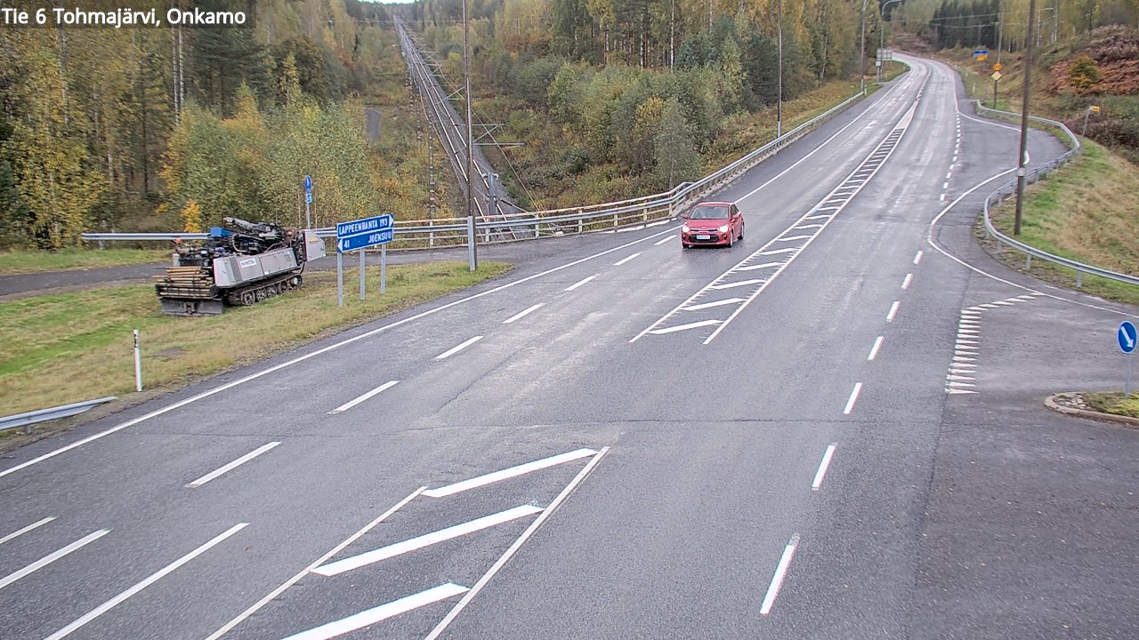 Kelikamerat Kuva Tie 6 Tohmajärvi, Onkamo, Tohmajärvi, Pohjois-Karjala