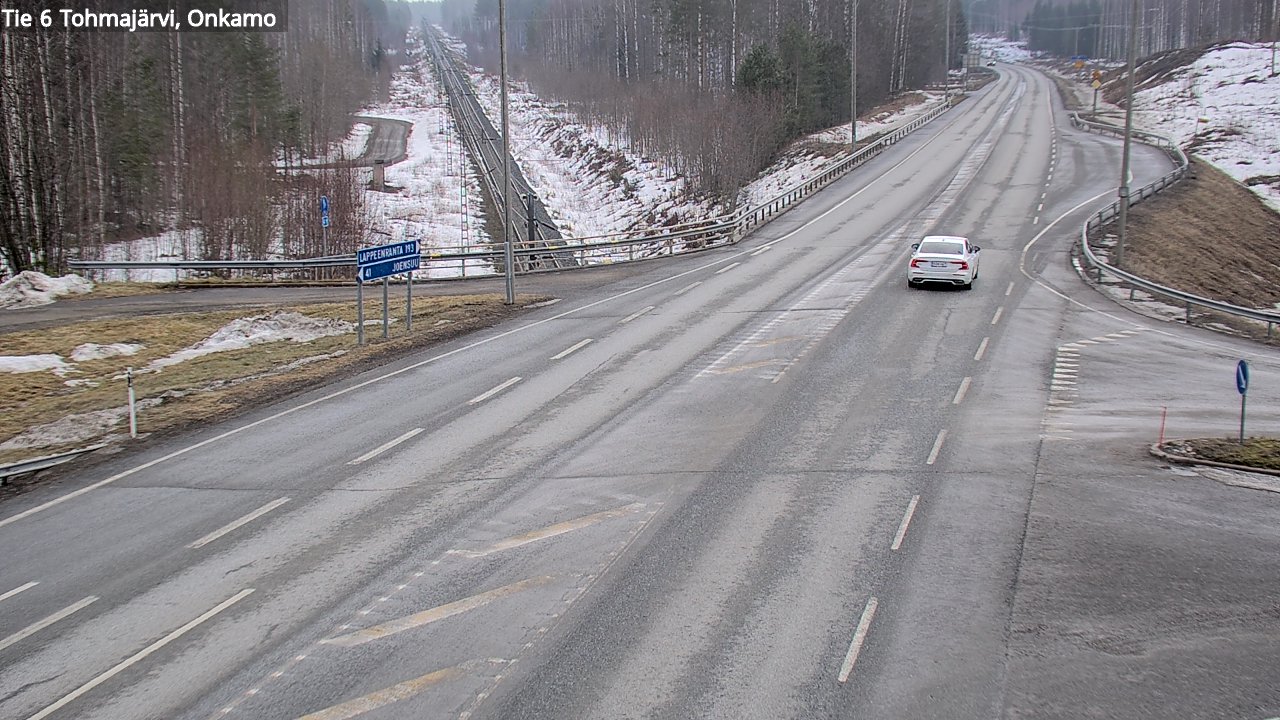Weather Camera Image Road 6 Tohmajärvi, Onkamo, Tohmajärvi, Pohjois-Karjala