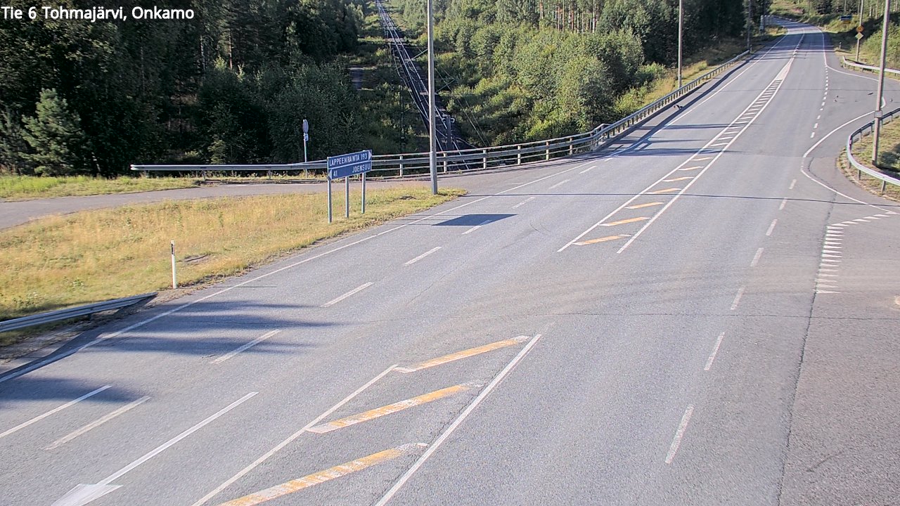Kelikamerat Kuva Tie 6 Tohmajärvi, Onkamo, Tohmajärvi, Pohjois-Karjala