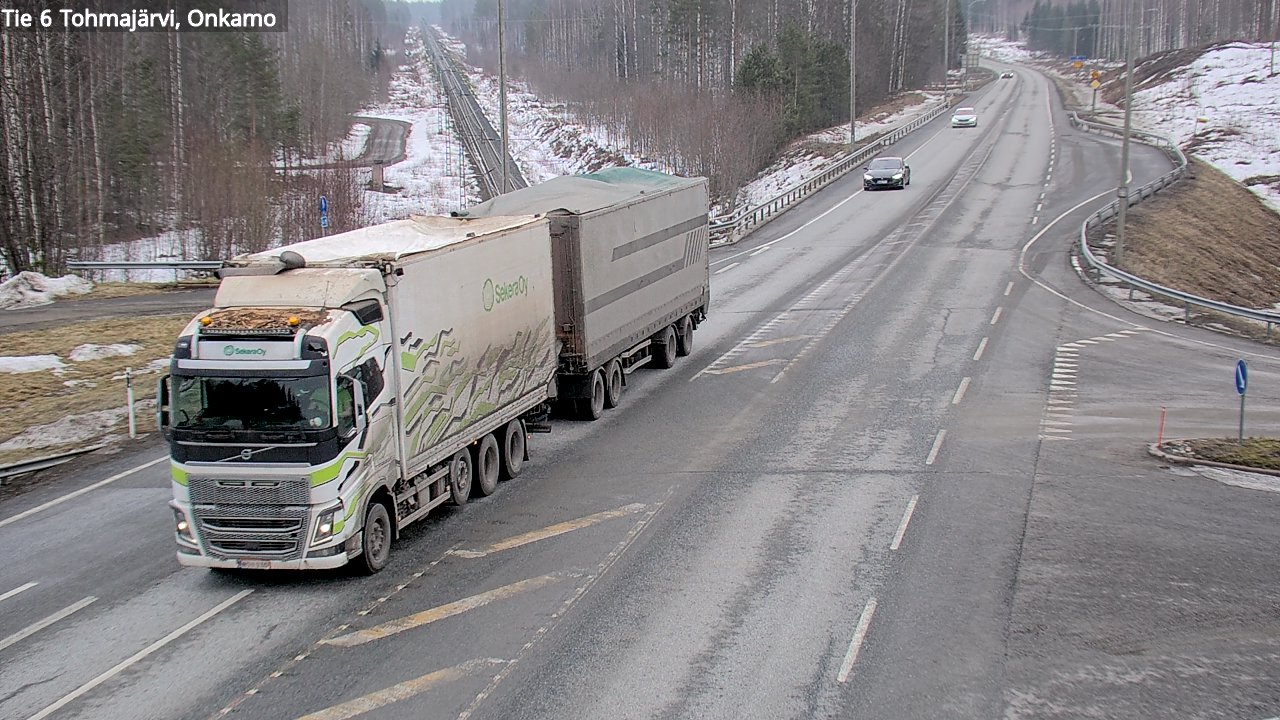Weather Camera Image Road 6 Tohmajärvi, Onkamo, Tohmajärvi, Pohjois-Karjala