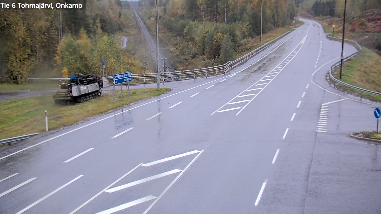Weather Camera Image Road 6 Tohmajärvi, Onkamo, Tohmajärvi, Pohjois-Karjala
