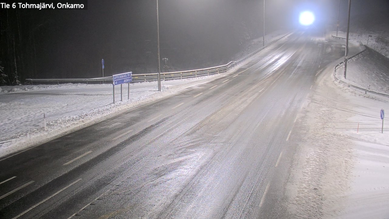 Weather Camera Image Road 6 Tohmajärvi, Onkamo, Tohmajärvi, Pohjois-Karjala