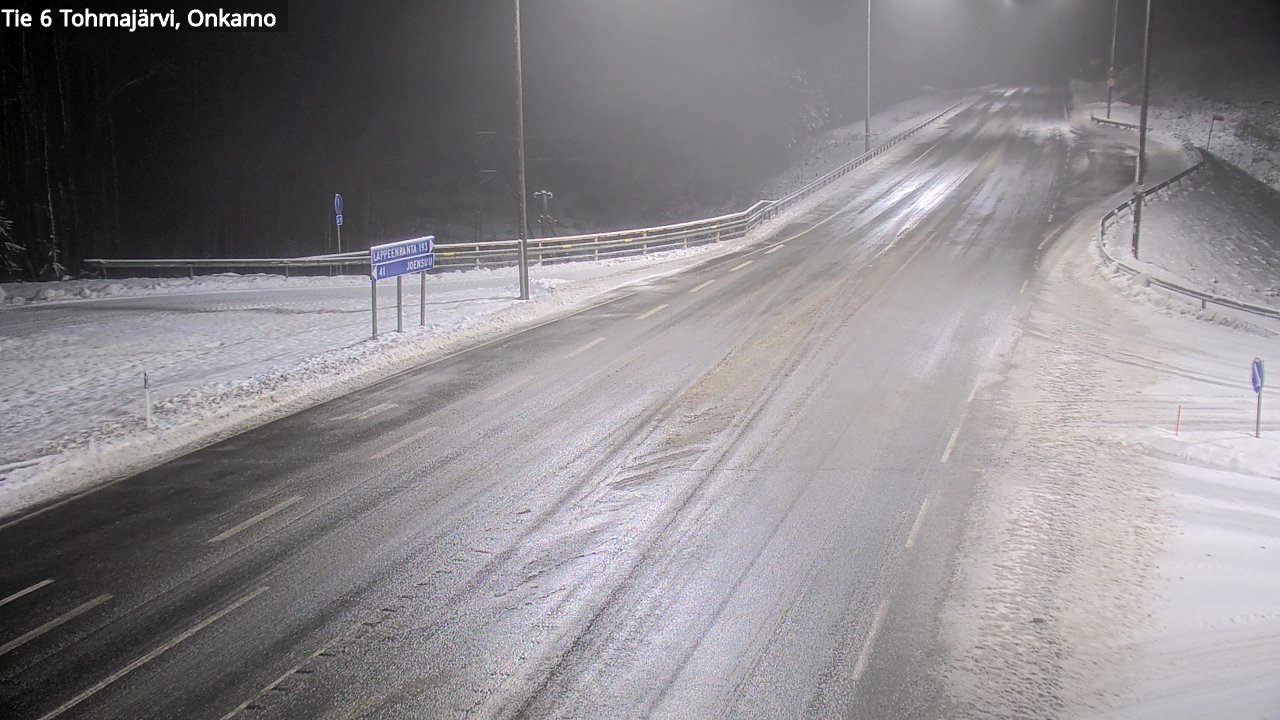 Weather Camera Image Road 6 Tohmajärvi, Onkamo, Tohmajärvi, Pohjois-Karjala