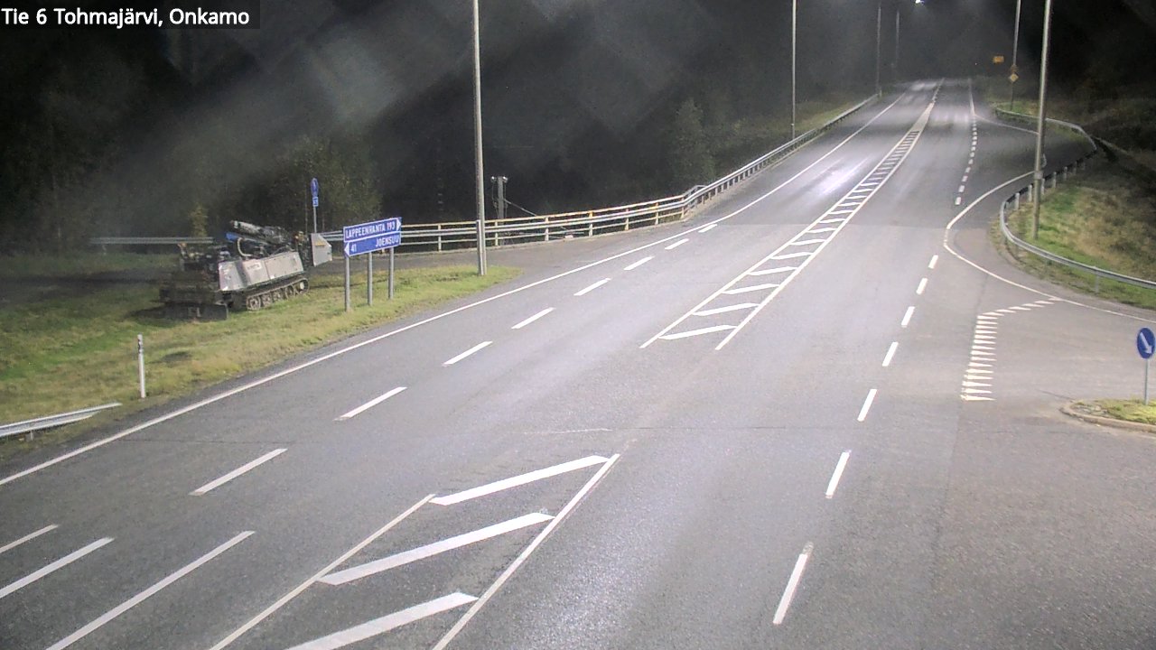 Weather Camera Image Road 6 Tohmajärvi, Onkamo, Tohmajärvi, Pohjois-Karjala