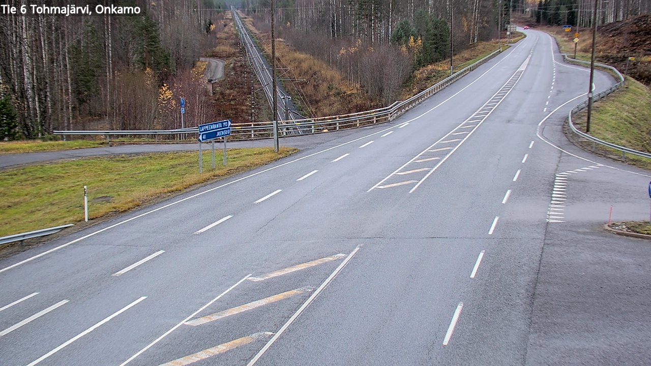 Kelikamerat Kuva Tie 6 Tohmajärvi, Onkamo, Tohmajärvi, Pohjois-Karjala