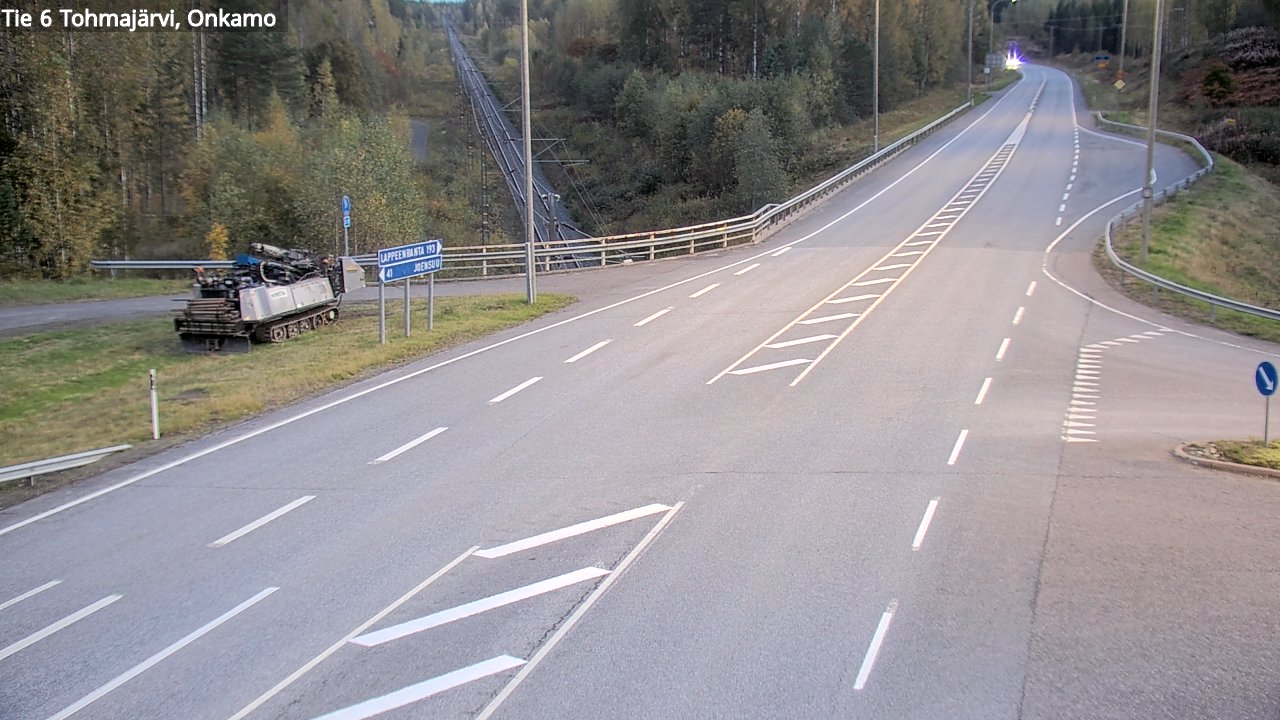 Weather Camera Image Road 6 Tohmajärvi, Onkamo, Tohmajärvi, Pohjois-Karjala