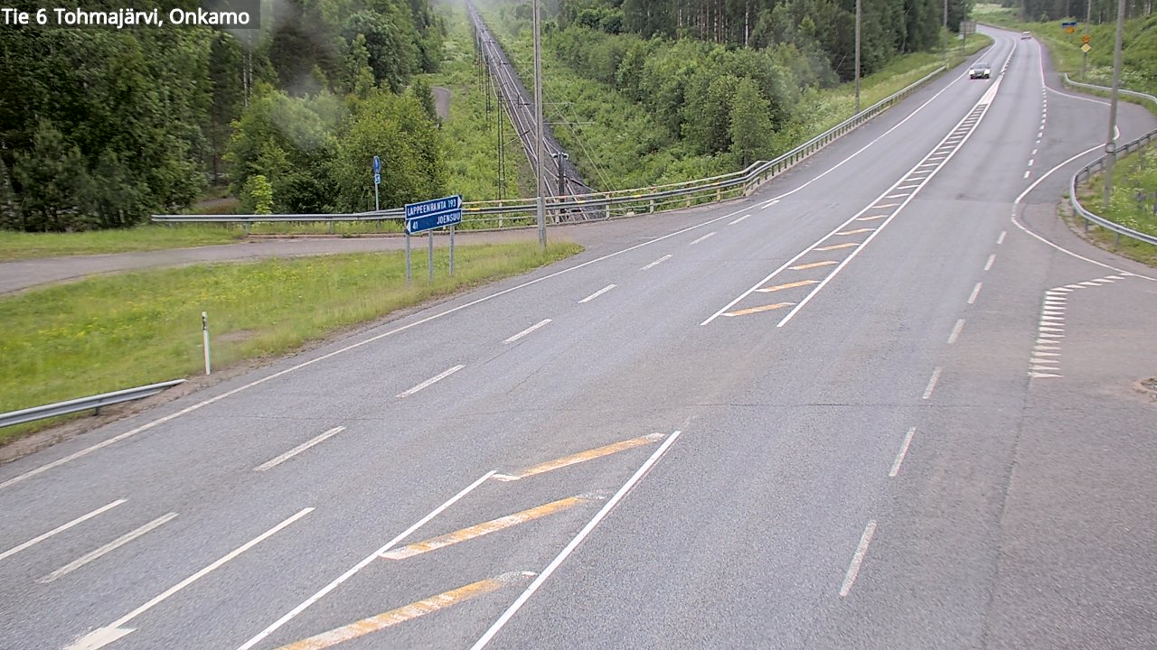 Kelikamerat Kuva Tie 6 Tohmajärvi, Onkamo, Tohmajärvi, Pohjois-Karjala