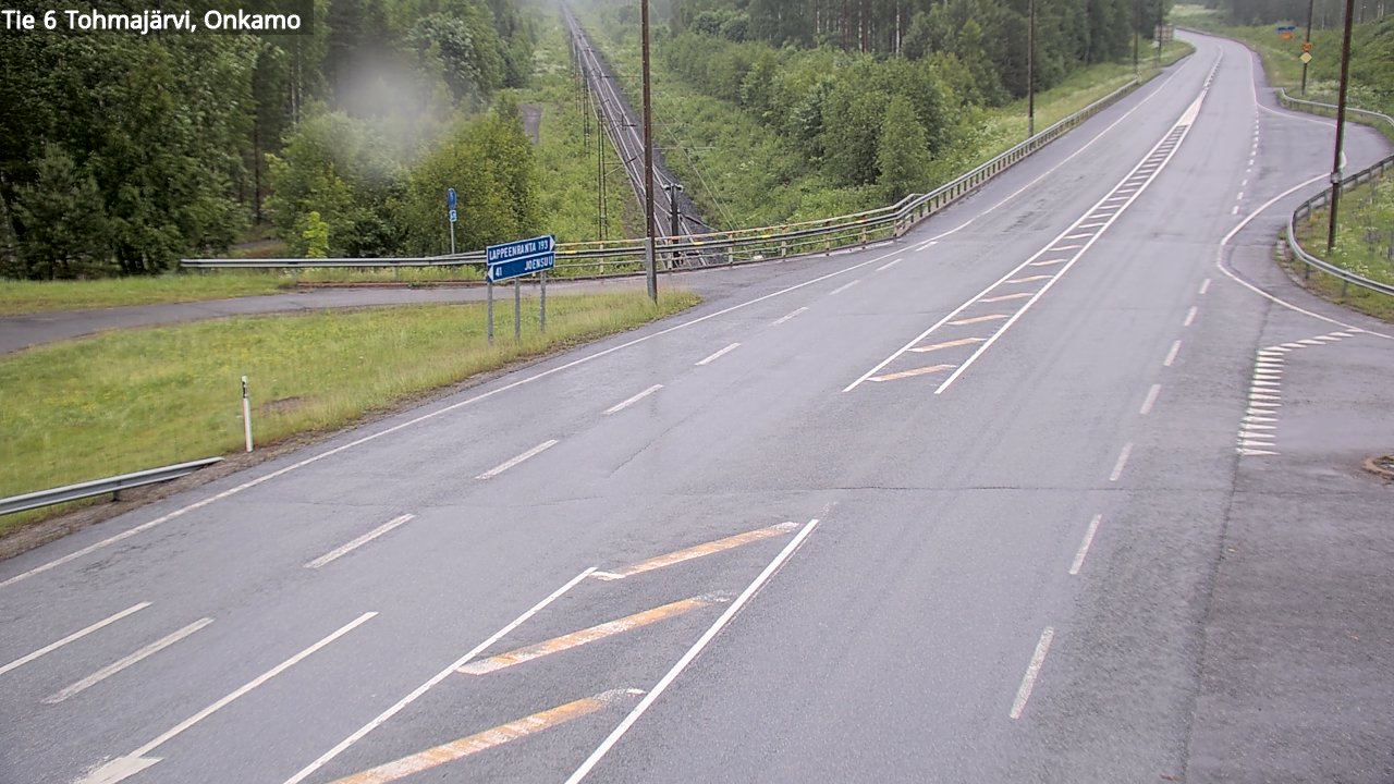 Kelikamerat Kuva Tie 6 Tohmajärvi, Onkamo, Tohmajärvi, Pohjois-Karjala