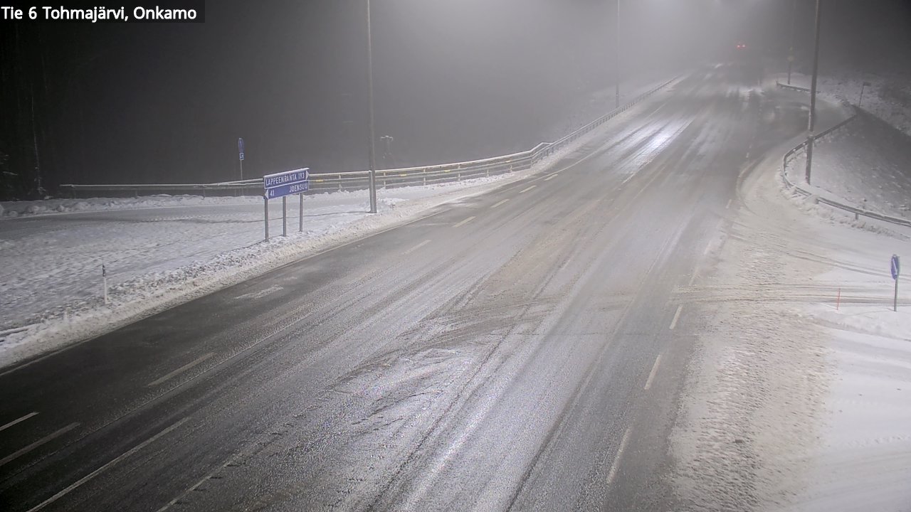 Weather Camera Image Road 6 Tohmajärvi, Onkamo, Tohmajärvi, Pohjois-Karjala
