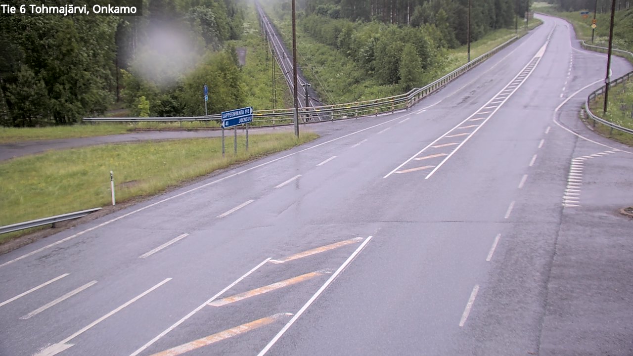 Kelikamerat Kuva Tie 6 Tohmajärvi, Onkamo, Tohmajärvi, Pohjois-Karjala