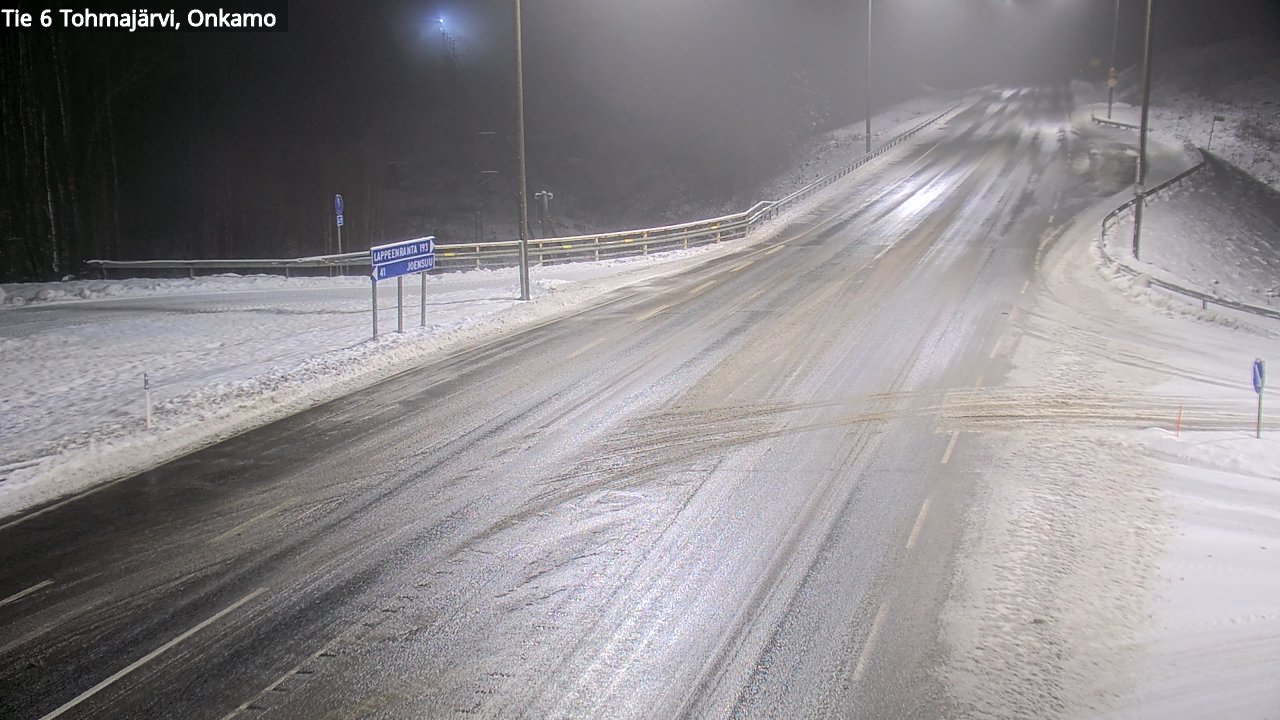Weather Camera Image Road 6 Tohmajärvi, Onkamo, Tohmajärvi, Pohjois-Karjala