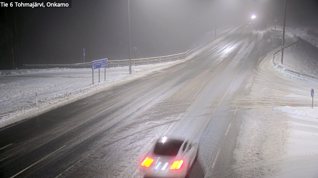 Weather Camera Image Road 6 Tohmajärvi, Onkamo, Tohmajärvi, Pohjois-Karjala