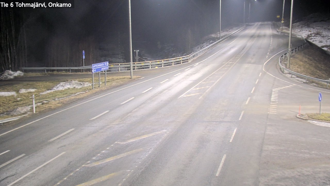 Weather Camera Image Väg 6 Tohmajärvi, Onkamo, Tohmajärvi, Pohjois-Karjala