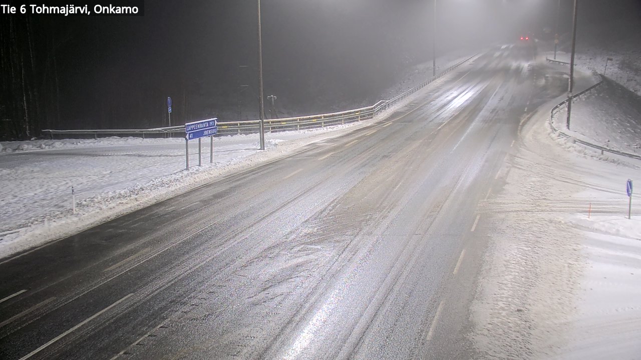 Weather Camera Image Road 6 Tohmajärvi, Onkamo, Tohmajärvi, Pohjois-Karjala