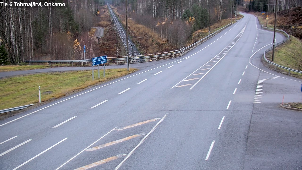 Kelikamerat Kuva Tie 6 Tohmajärvi, Onkamo, Tohmajärvi, Pohjois-Karjala