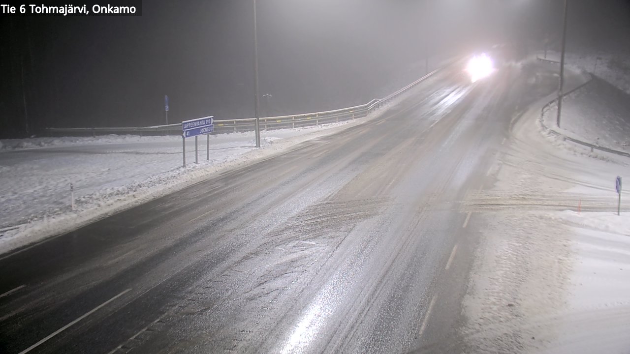 Weather Camera Image Road 6 Tohmajärvi, Onkamo, Tohmajärvi, Pohjois-Karjala
