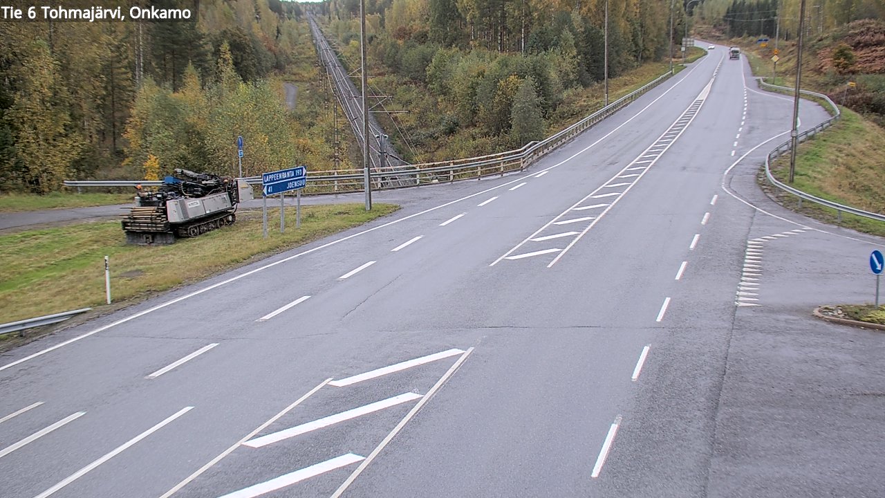 Weather Camera Image Road 6 Tohmajärvi, Onkamo, Tohmajärvi, Pohjois-Karjala
