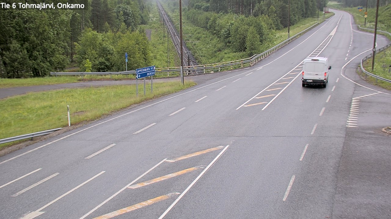 Kelikamerat Kuva Tie 6 Tohmajärvi, Onkamo, Tohmajärvi, Pohjois-Karjala