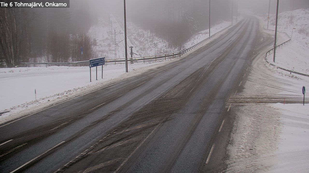 Weather Camera Image Road 6 Tohmajärvi, Onkamo, Tohmajärvi, Pohjois-Karjala