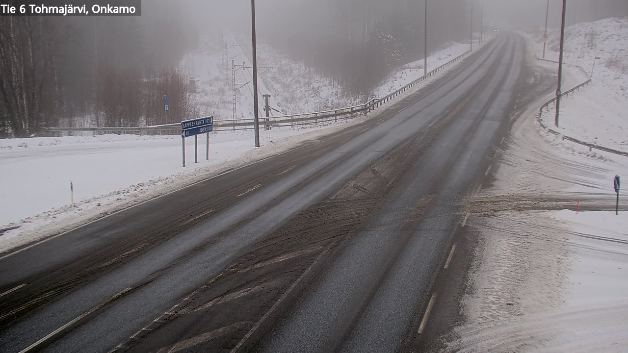 Weather Camera Image Road 6 Tohmajärvi, Onkamo, Tohmajärvi, Pohjois-Karjala