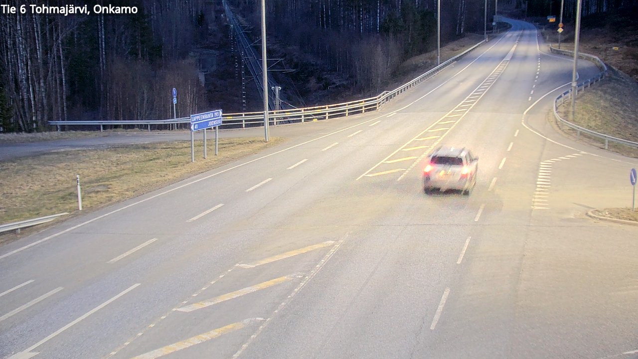 Weather Camera Image Väg 6 Tohmajärvi, Onkamo, Tohmajärvi, Pohjois-Karjala