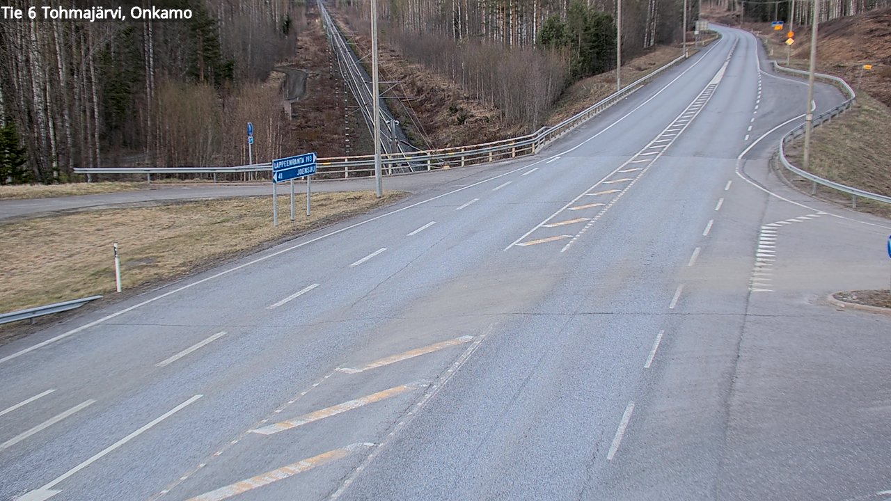 Kelikamerat Kuva Tie 6 Tohmajärvi, Onkamo, Tohmajärvi, Pohjois-Karjala