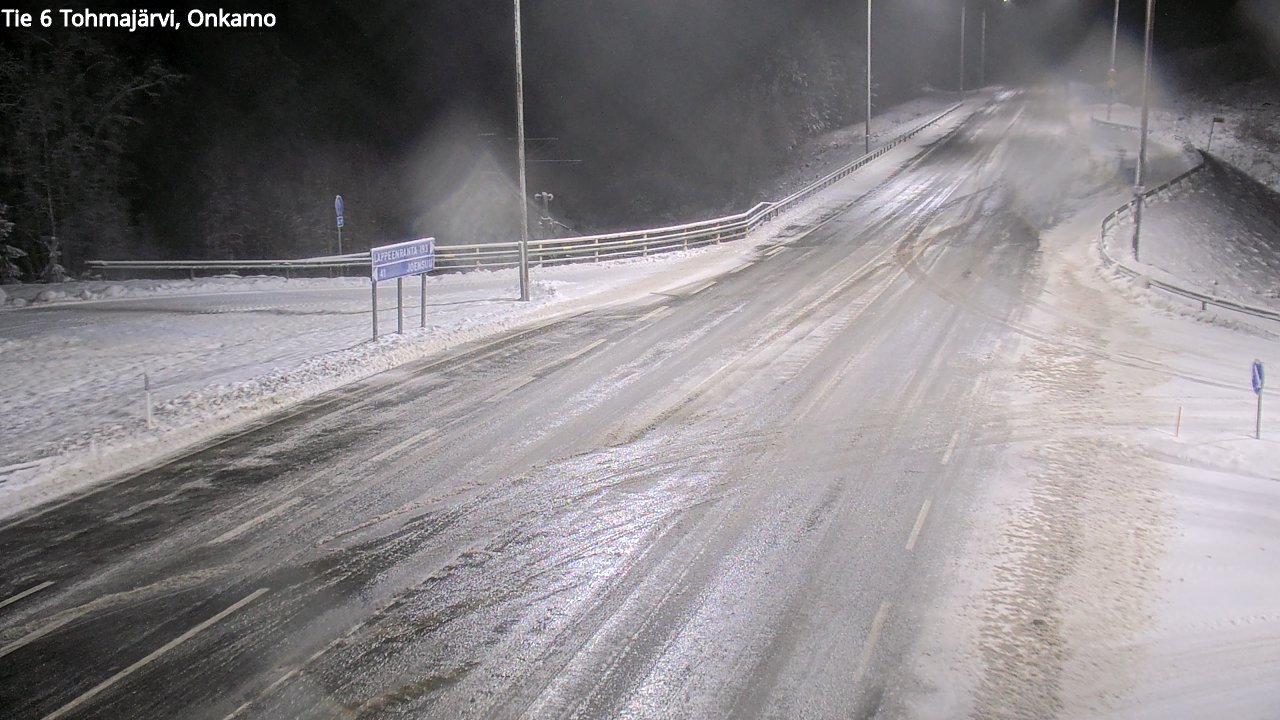 Weather Camera Image Road 6 Tohmajärvi, Onkamo, Tohmajärvi, Pohjois-Karjala