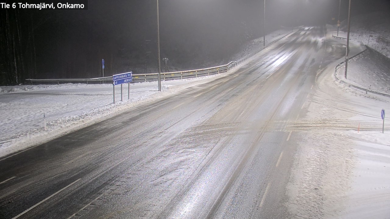 Weather Camera Image Road 6 Tohmajärvi, Onkamo, Tohmajärvi, Pohjois-Karjala