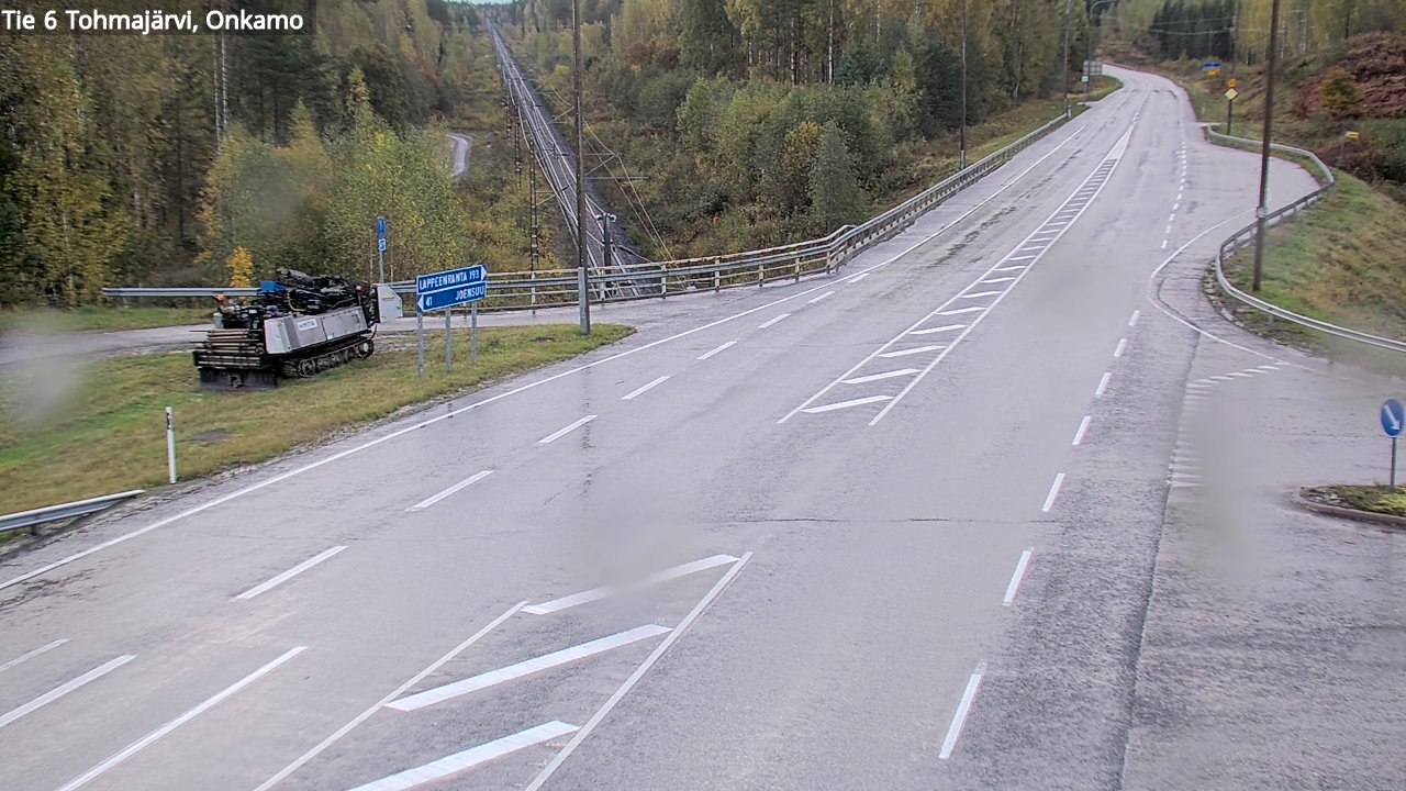 Weather Camera Image Road 6 Tohmajärvi, Onkamo, Tohmajärvi, Pohjois-Karjala