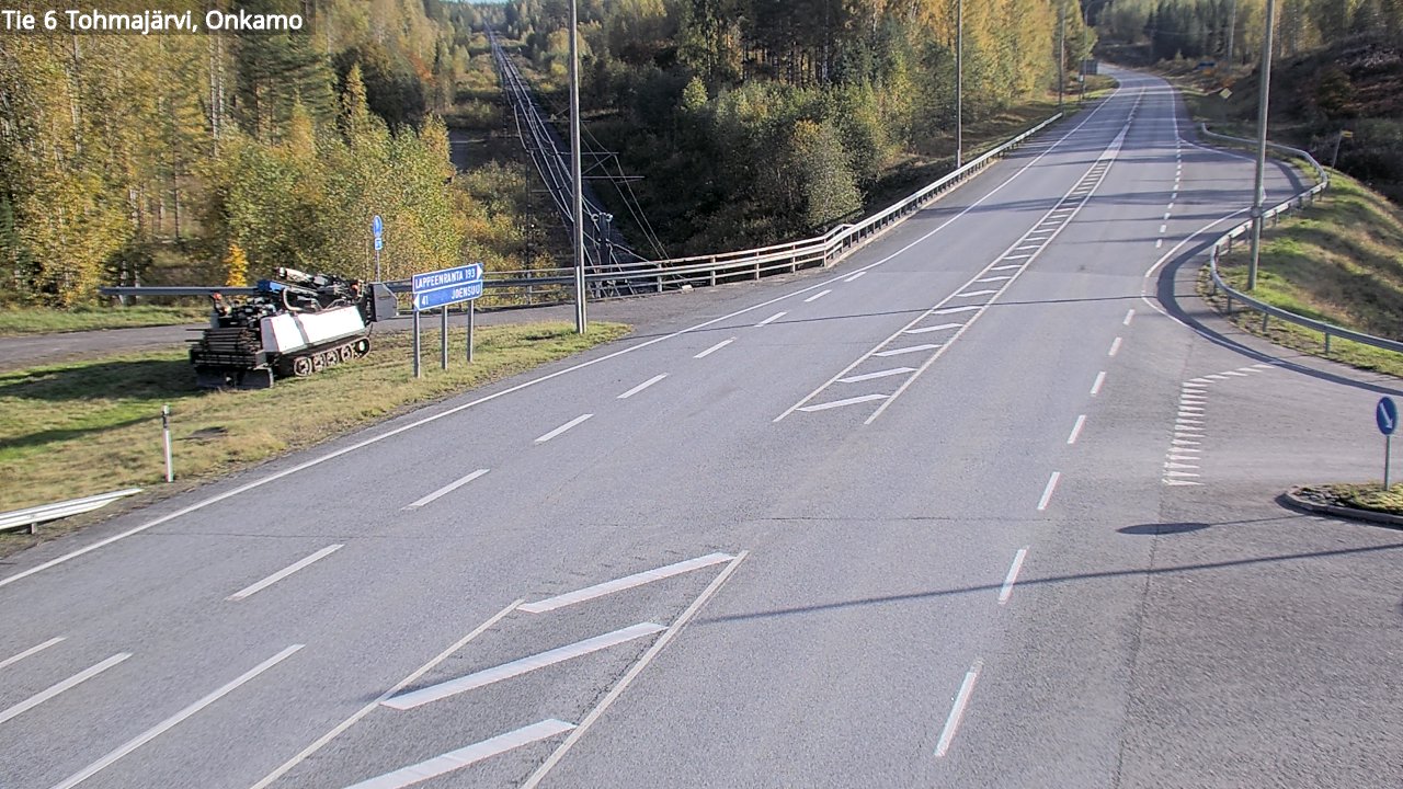 Weather Camera Image Road 6 Tohmajärvi, Onkamo, Tohmajärvi, Pohjois-Karjala