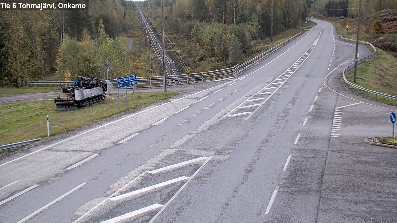 Kelikamerat Kuva Tie 6 Tohmajärvi, Onkamo, Tohmajärvi, Pohjois-Karjala