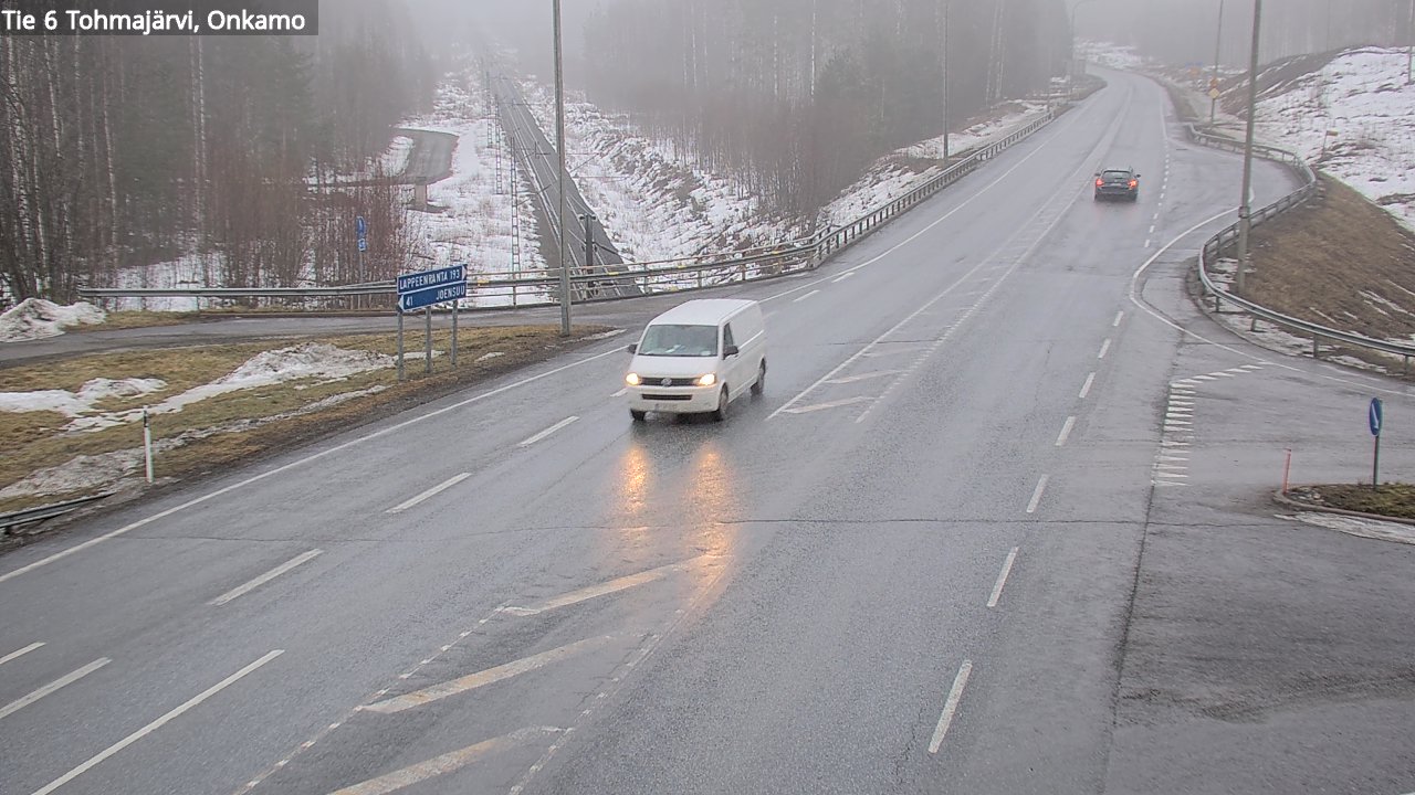 Kelikamerat Kuva Tie 6 Tohmajärvi, Onkamo, Tohmajärvi, Pohjois-Karjala