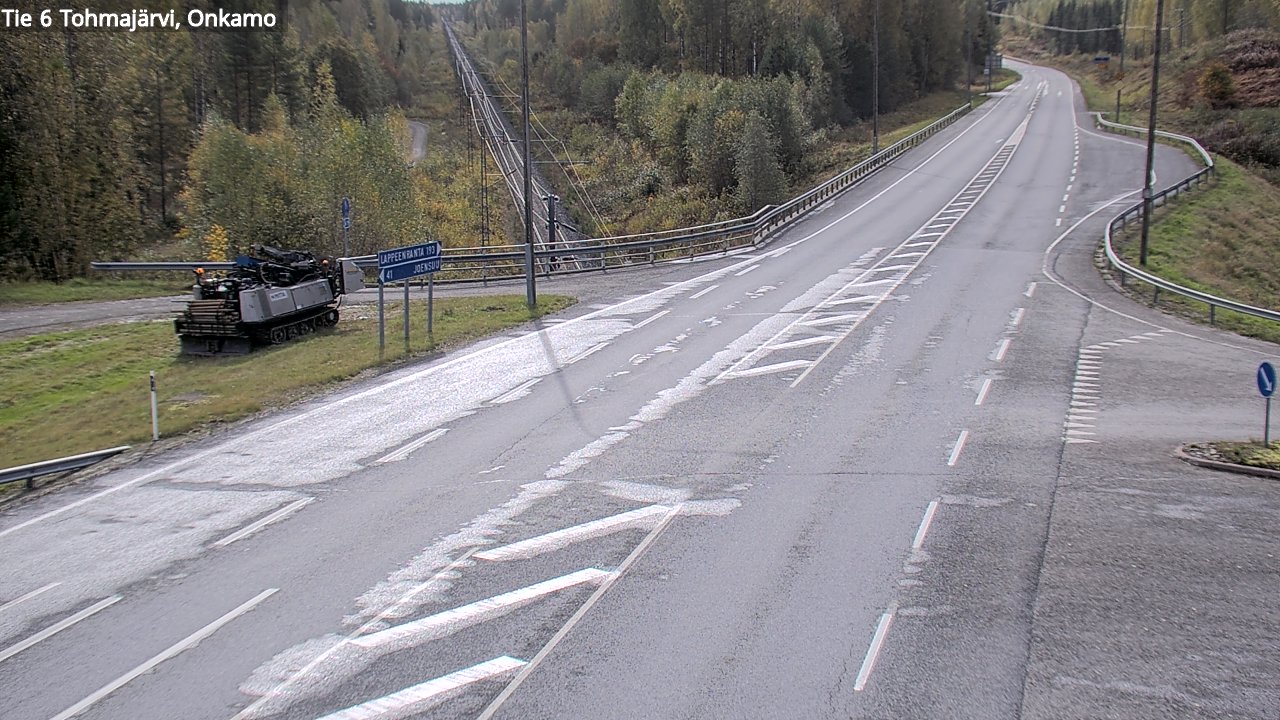 Kelikamerat Kuva Tie 6 Tohmajärvi, Onkamo, Tohmajärvi, Pohjois-Karjala