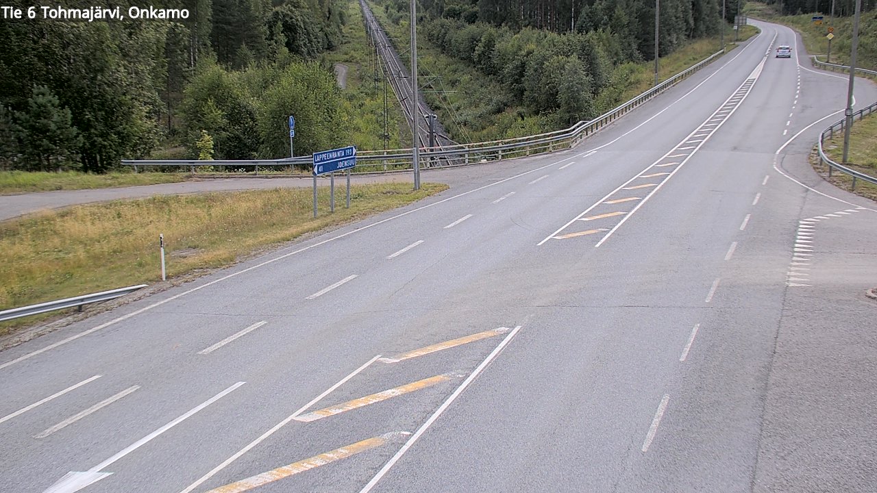 Weather Camera Image Road 6 Tohmajärvi, Onkamo, Tohmajärvi, Pohjois-Karjala